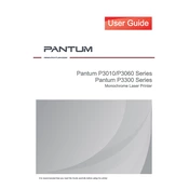 Global Pantum P3010, P3060, P3300 manual cover