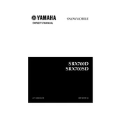 Yamaha SRX700D, SRX700SD 2000 manual cover