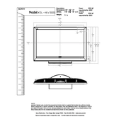 Sony KDL-46V3000 manual cover