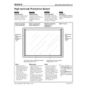 Sony SCN-46X3 manual cover