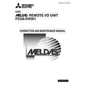 Mitsubishi Electric CNC Meldas Remote I O Unit FCU6 DX561 manual cover