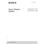 Sony HT-M3 manual cover