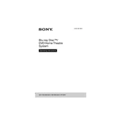 Sony BDV-N7100W manual cover