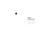 Apple AirPort Extreme Card manual cover