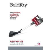 Beldray BEL0769N Quick Vac Lite 2 in 1 manual cover