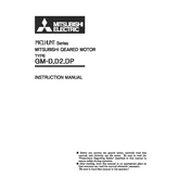 Mitsubishi Electric GM-D, D2, DP manual cover