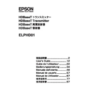 Epson Pro ELPHD01 L1715S HDBaseT manual cover