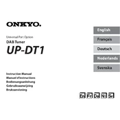 Onkyo UP DT1 manual cover