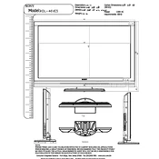 Sony KDL-46VE5 manual cover