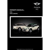 Mini Clubman Mini Connected 2014 manual cover