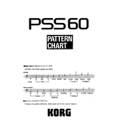 KORG PSS60 manual cover