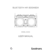 Goodmans B&M Bluetooth HIFI Boombox 335355 manual cover