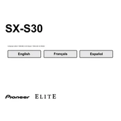 Pioneer Elite SX-S30 manual cover