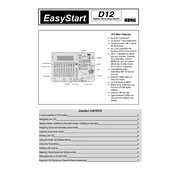 KORG D12 manual cover