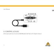 Behringer UCA202 manual cover