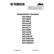 Yamaha SR10RDF, SR10RSF, SR10RLF, SR10LDF 2015 manual cover