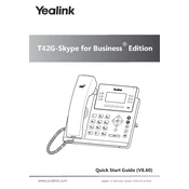 Yealink T42G manual cover