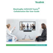Yealink MeetingBar A20, A30 manual cover