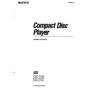 Sony CDP-C245 manual cover