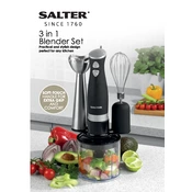 Salter EK2827ROFOB 3 in 1 Blender Set manual cover