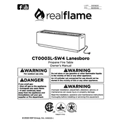 Realflame CT0003L-SW4 manual cover