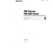 Sony ST-JX661 manual cover