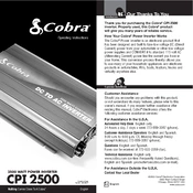 Cobra CPI 2500 manual cover