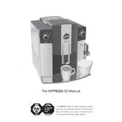 Jura Impressa C5 Coffee Machine manual cover