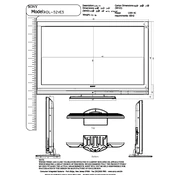 Sony KDL-52VE5 manual cover