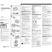 Sony DC-V700 manual cover