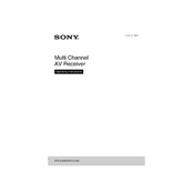 Sony STR-DH730 manual cover