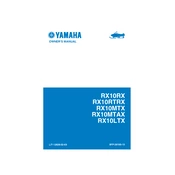 Yamaha RX10RX, RX10RTRX, RX10MTX, RX10MTAX, RX10LTX 2008 manual cover
