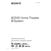 Sony DAV-HDX275 manual cover