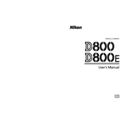 Nikon D800, D800E