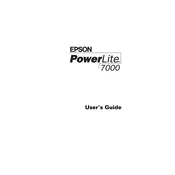 Epson PowerLite 7000 manual cover