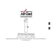 All Clad EH800D51 Sous Vide Stick manual cover