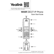 Yealink W80DM, W80B, W59R manual cover