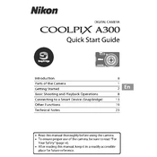 Nikon Coolpix A300 manual cover