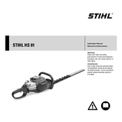 Stihl HS 81 manual cover