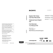 Sony HDR-GW77 manual cover