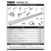 Thule Prologue 516 manual cover