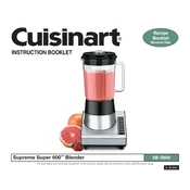 Cuisinart SB-5600 manual cover