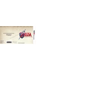 Nintendo The Legend of Zelda Ocarina of Time manual cover