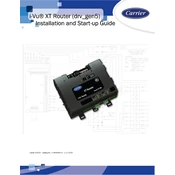 Carrier XT-RB Installation and manual cover