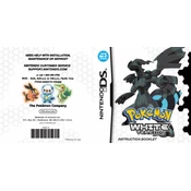 Nintendo Pokemon White manual cover