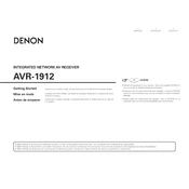 Denon AVR-1912 manual cover