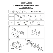 Lokken B&M Multi-section Shelf 368787 manual cover