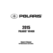 Polaris M1400 manual cover