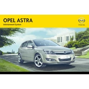 Opel Astra Saloon 2012 manual cover