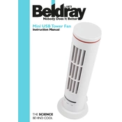 Beldray EH0961 Mini USB Tower Fan manual cover